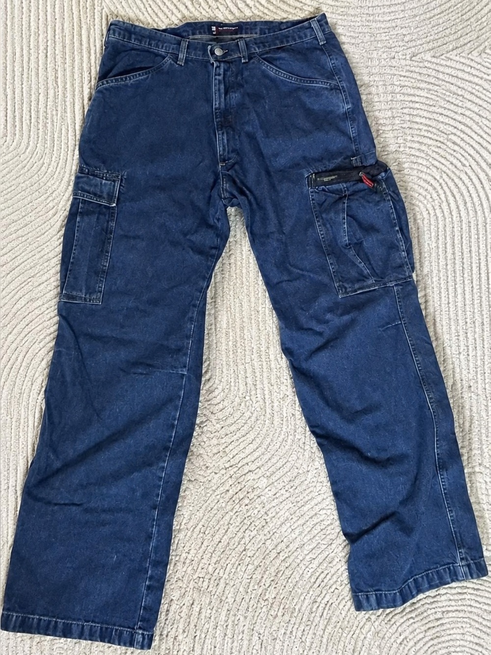 VTG Y2K Polo Ralph Lauren Bungee Cell Phone Cargo Jeans Gorpcore Cyber Utility